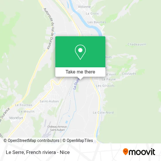 Le Serre map