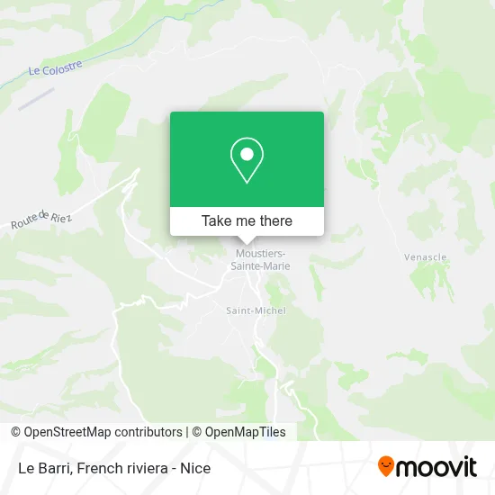 Le Barri map