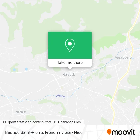 Bastide Saint-Pierre map