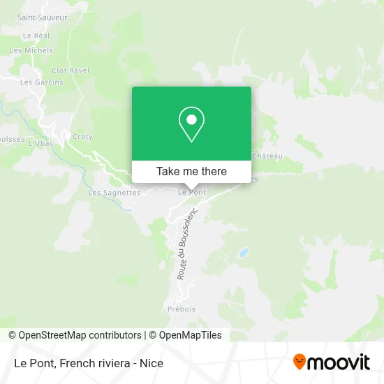 Le Pont map