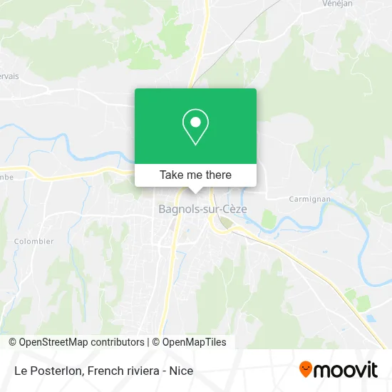 Le Posterlon map