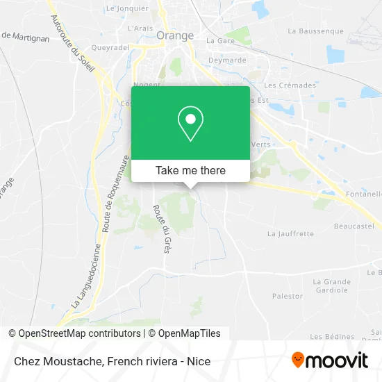 Chez Moustache map