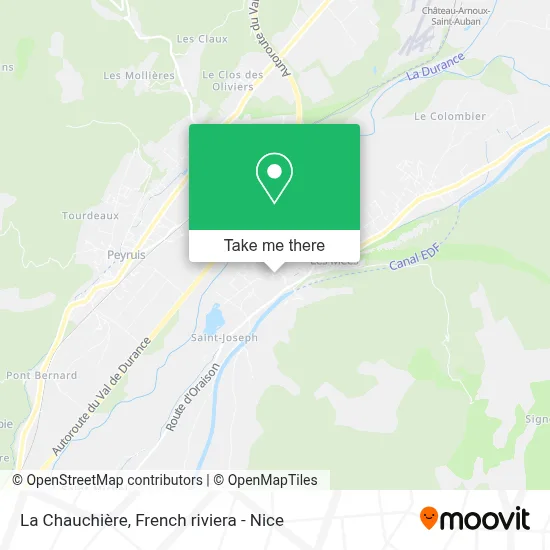 La Chauchière map