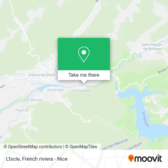 L'Iscle map
