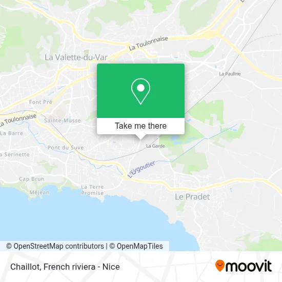 Chaillot map