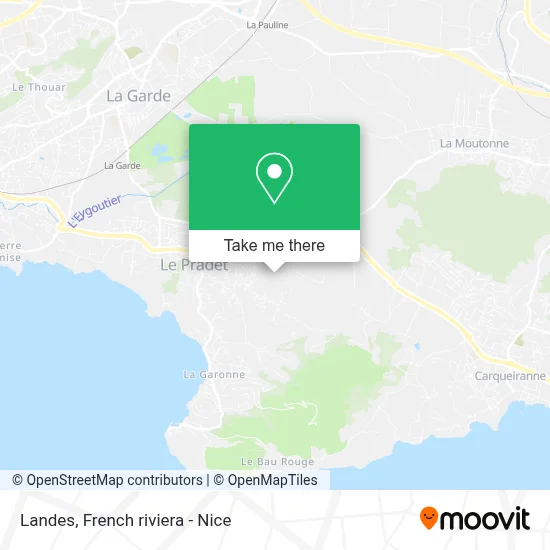 Landes map
