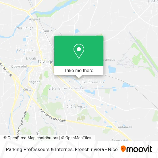 Parking Professeurs & Internes map