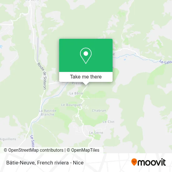 Bâtie-Neuve map