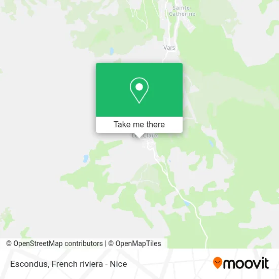 Escondus map