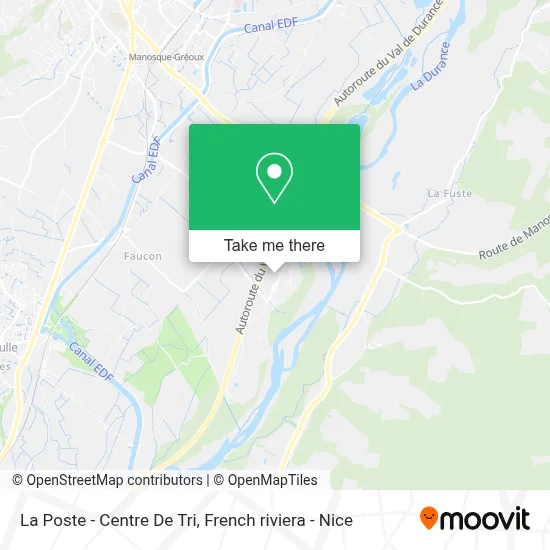 La Poste - Centre De Tri map