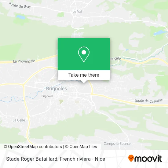 Stade Roger Bataillard map