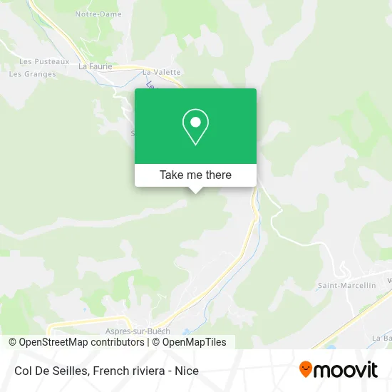 Col De Seilles map