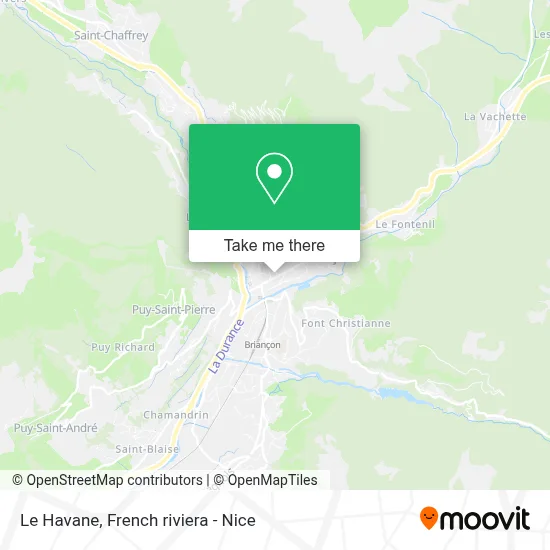 Le Havane map