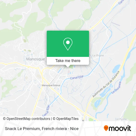 Snack Le Premium map