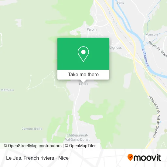 Le Jas map