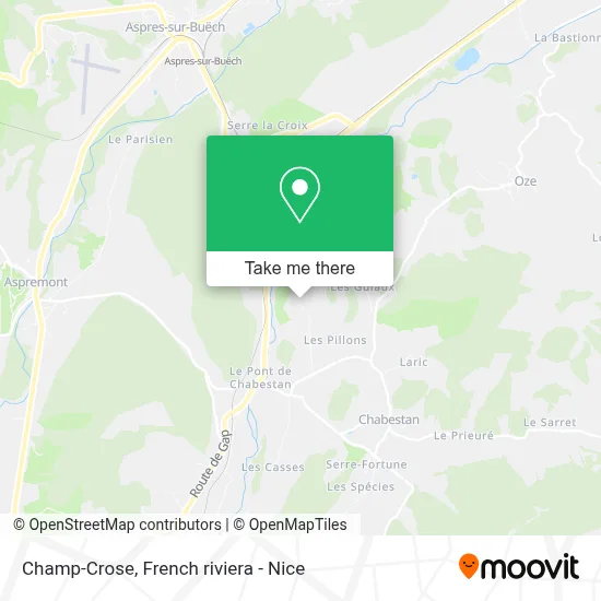 Champ-Crose map
