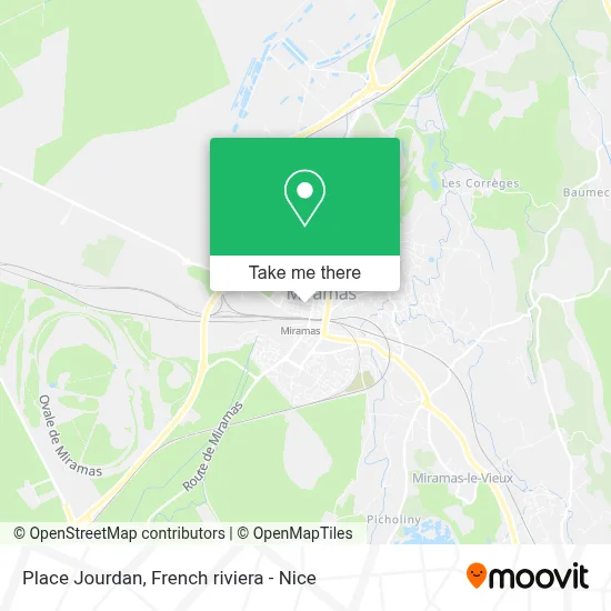 Place Jourdan map