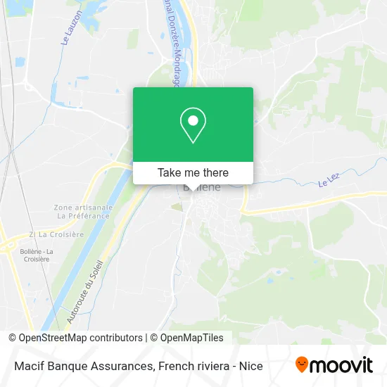 Macif Banque Assurances map