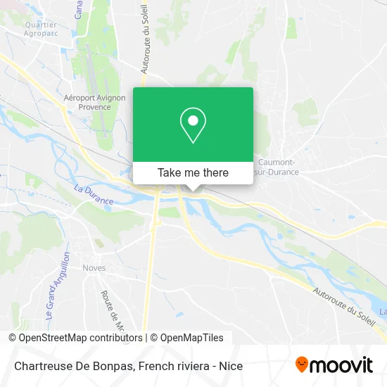 Chartreuse De Bonpas map