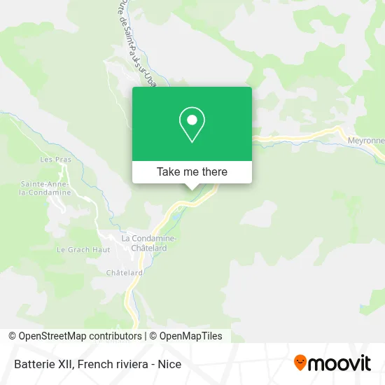 Batterie XII map