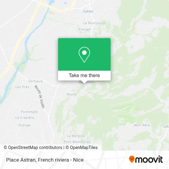 Place Astran map