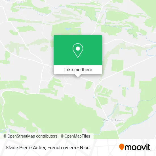 Stade Pierre Astier map