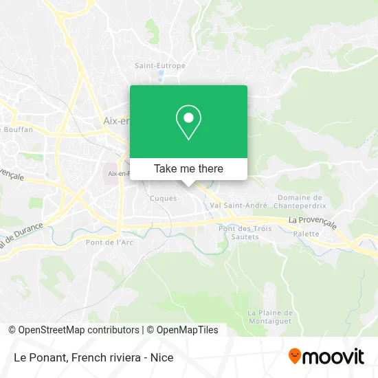 Le Ponant map