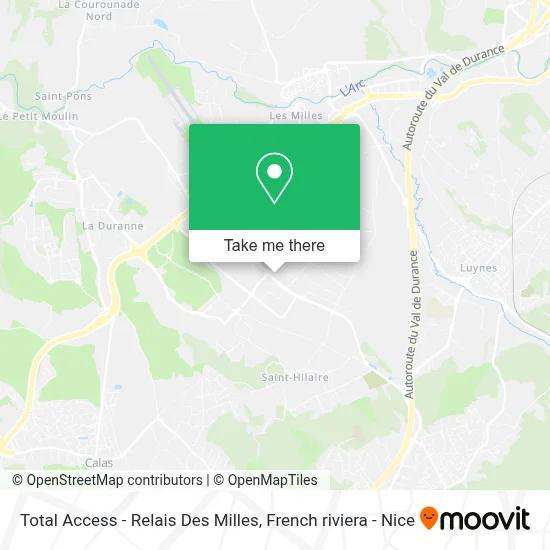 Total Access - Relais Des Milles map