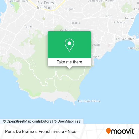 Puits De Bramas map