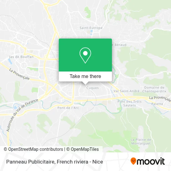 Panneau Publicitaire map