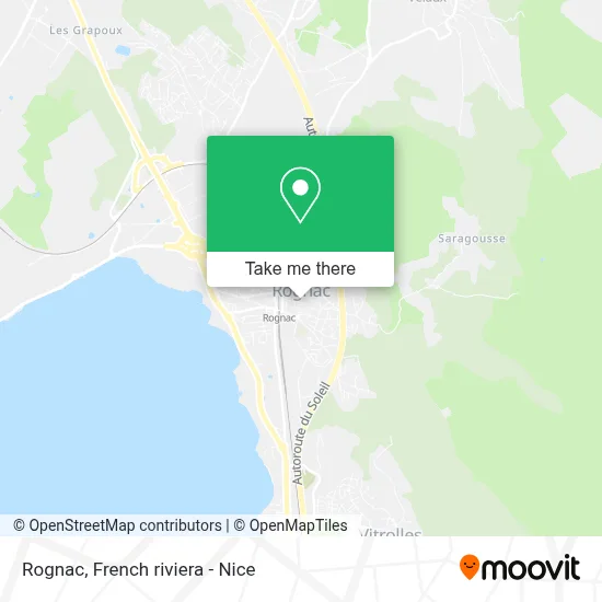 Mapa Rognac