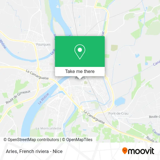 Arles map
