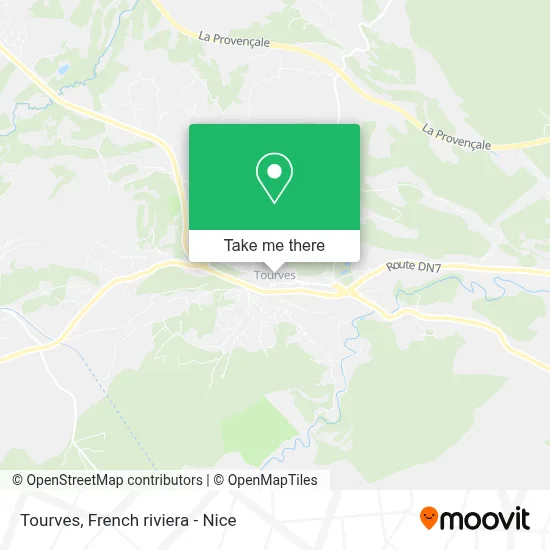 Tourves map