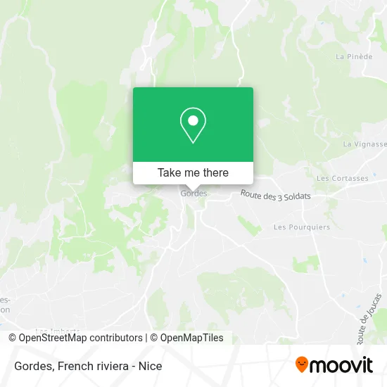 Gordes map