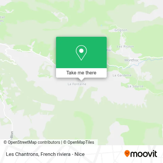 Les Chantrons map