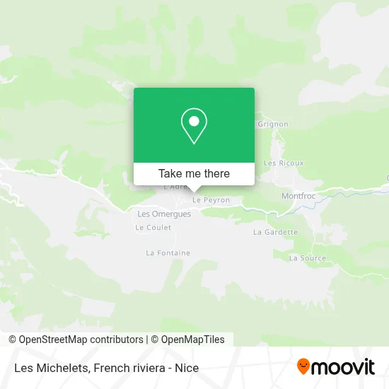 Les Michelets map