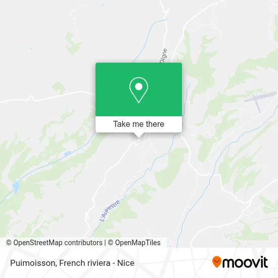Mapa Puimoisson