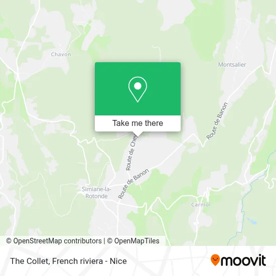 Le Collet map