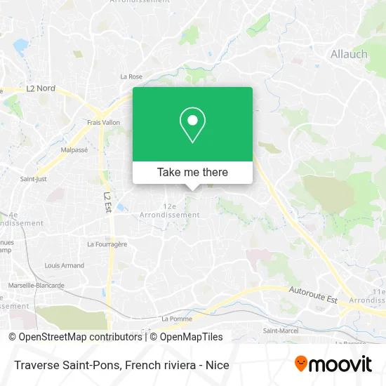 Traverse Saint-Pons map