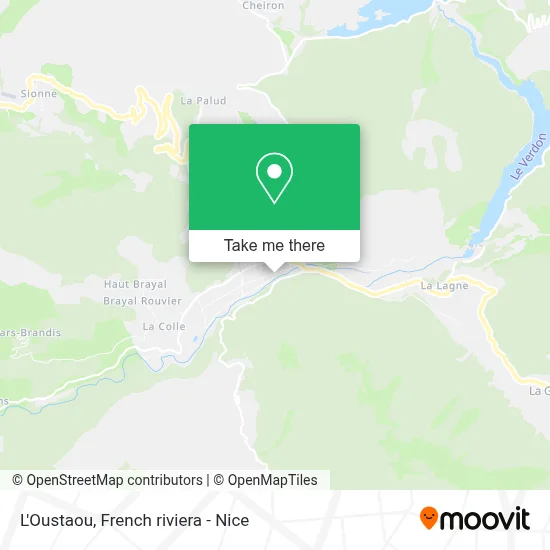 L'Oustaou map