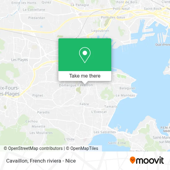Cavaillon map