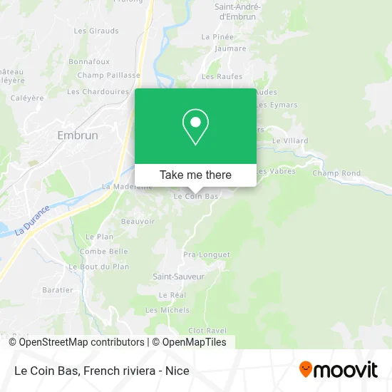 Le Coin Bas map
