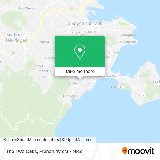 Les Deux Chênes map
