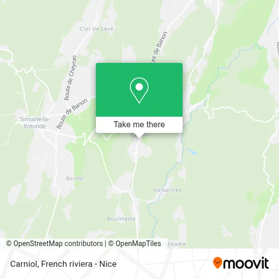 Carniol map