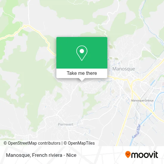 Manosque map