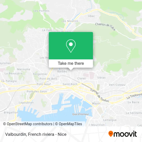 Valbourdin map