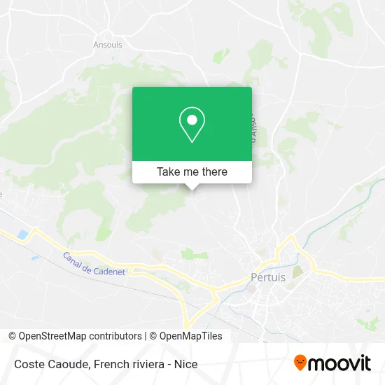 Coste Caoude map