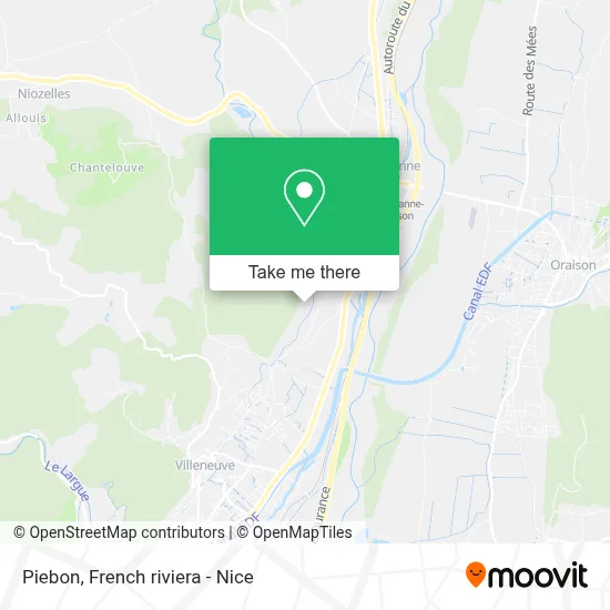 Piebon map