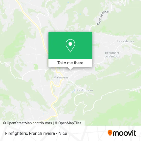 Pompiers map