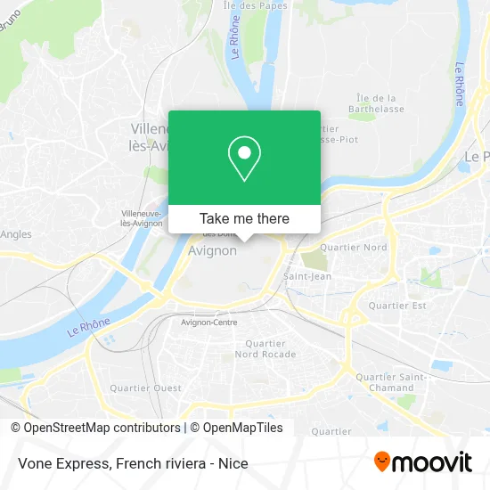 Vone Express map